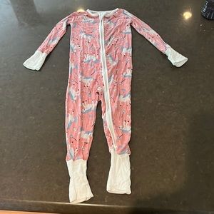 Little Sleepies unicorn zippy 12-18 months
